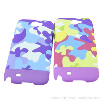 Charming purple painting PC phone case for iPhone